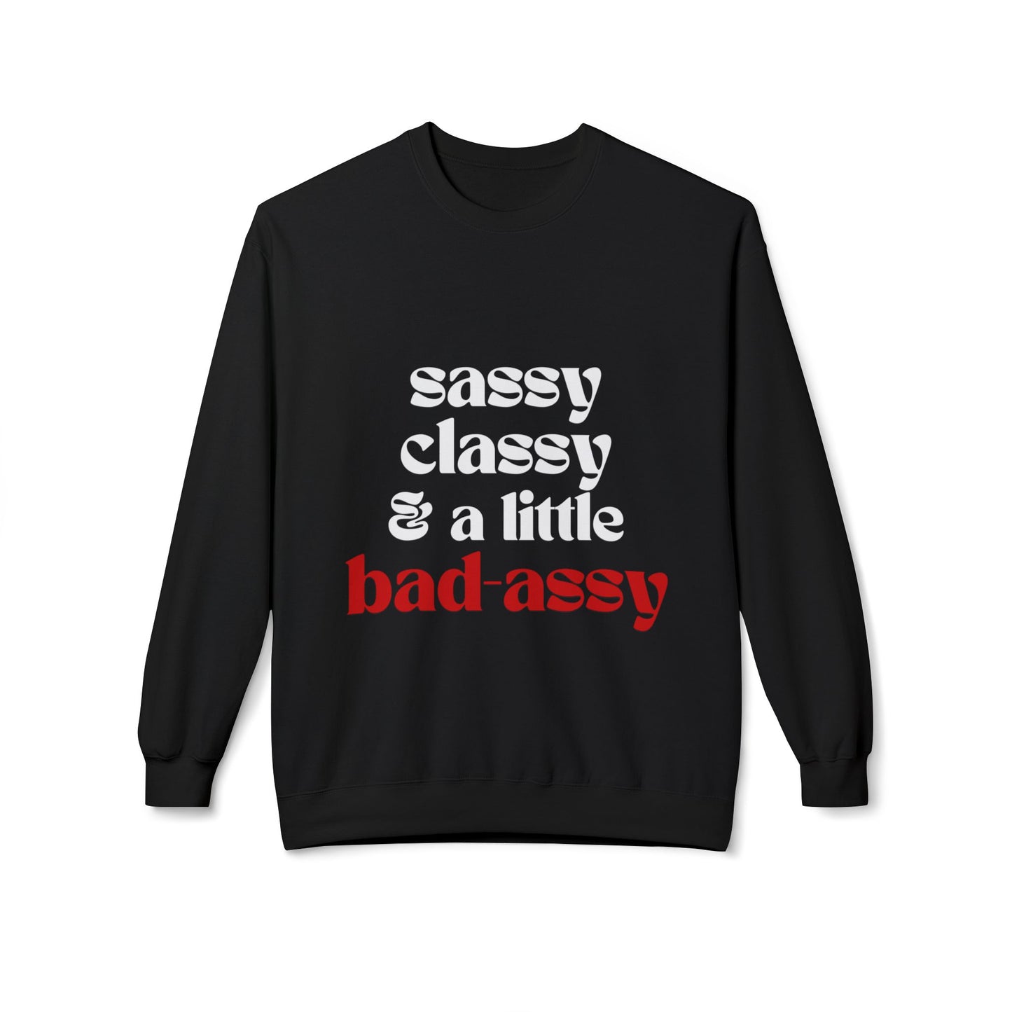 Sassy Red Statement Sweatshirt