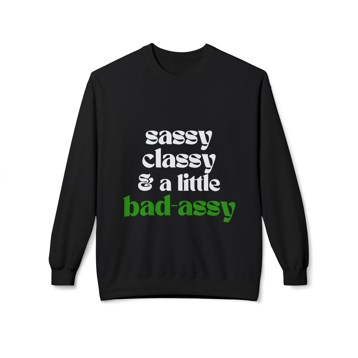 Sassy Green Statement Sweatshirt