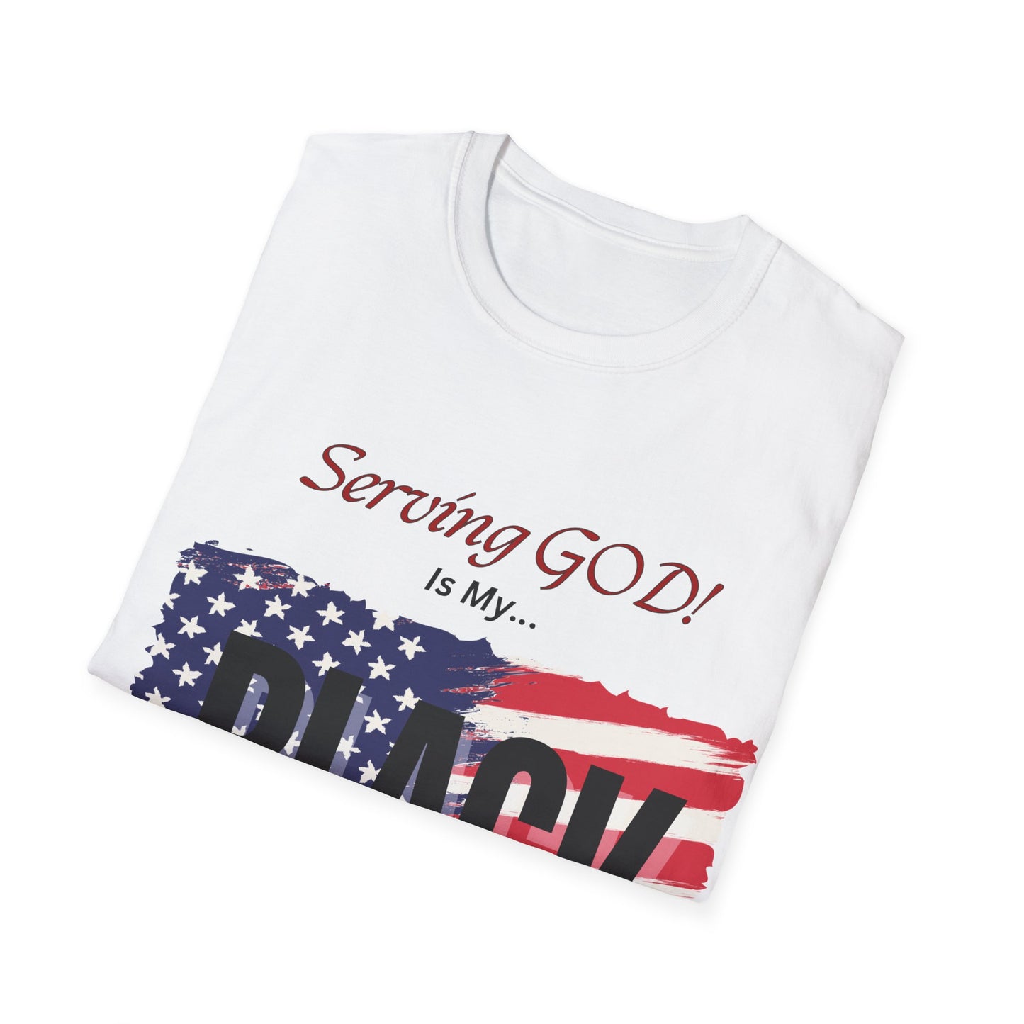 SERVING GOD Unisex Softstyle T-Shirt