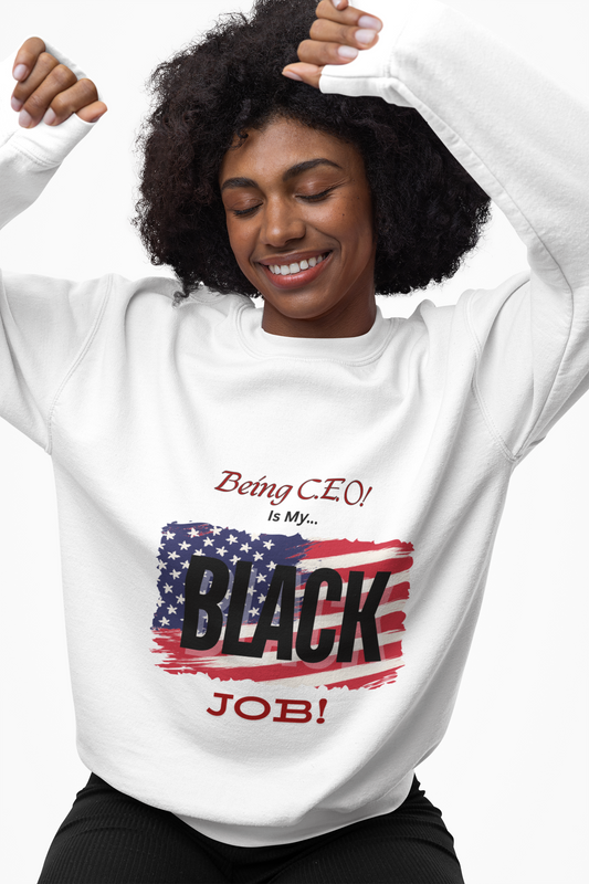 CEO Blk Job Unisex Heavy Blend™ Crewneck Sweatshirt